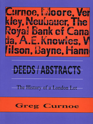 cover image of Deeds/Abstracts
